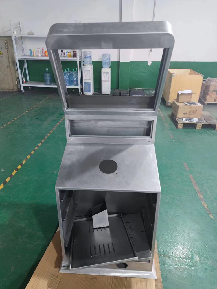 烤漆前收银机钣金加工 - 量维钣金钣金工艺视频